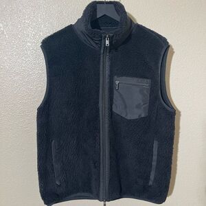 Todd Snyder Black Sherpa Vest